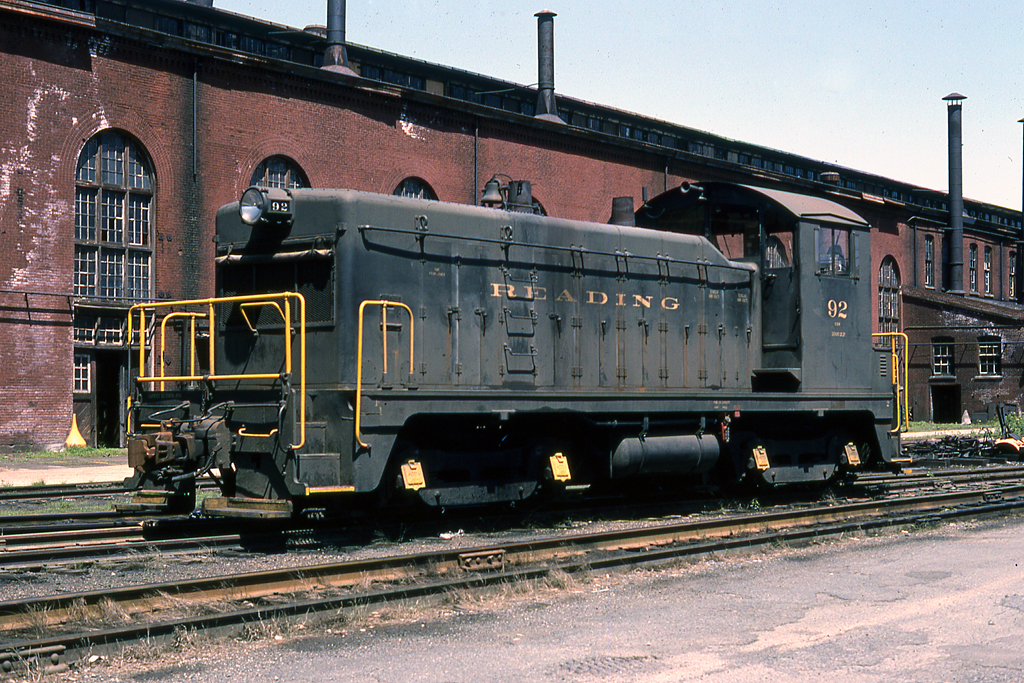 Reading EMD NW2 92 at Reading, PA - ARHS Digital Archive