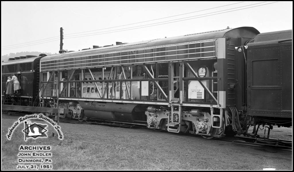 Erie EMD F3B 800 at Dunmore, PA - ARHS Digital Archive