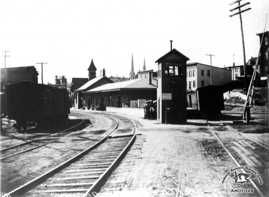 Lehigh Valley Station  at Shenandoah, PA - ARHS Digital Archive