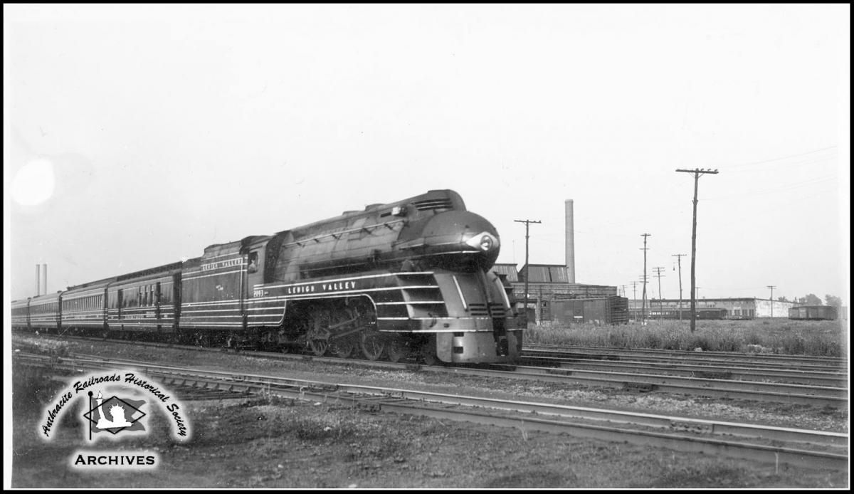 Lehigh Valley ALCO 4-6-2 2093 at Unknown, US - ARHS Digital Archive
