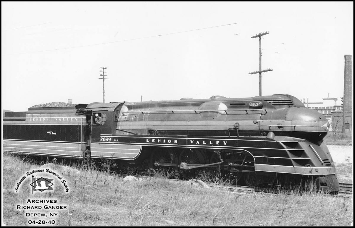 Lehigh Valley ALCO 4-6-2 2089 at Depew, NY - ARHS Digital Archive
