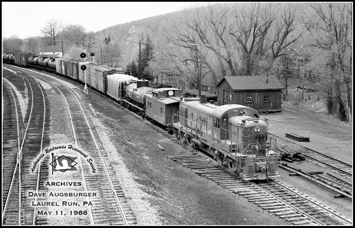 Central Railroad of New Jersey ALCO RSD-4 1602 at Laurel Run, PA - ARHS Digital Archive