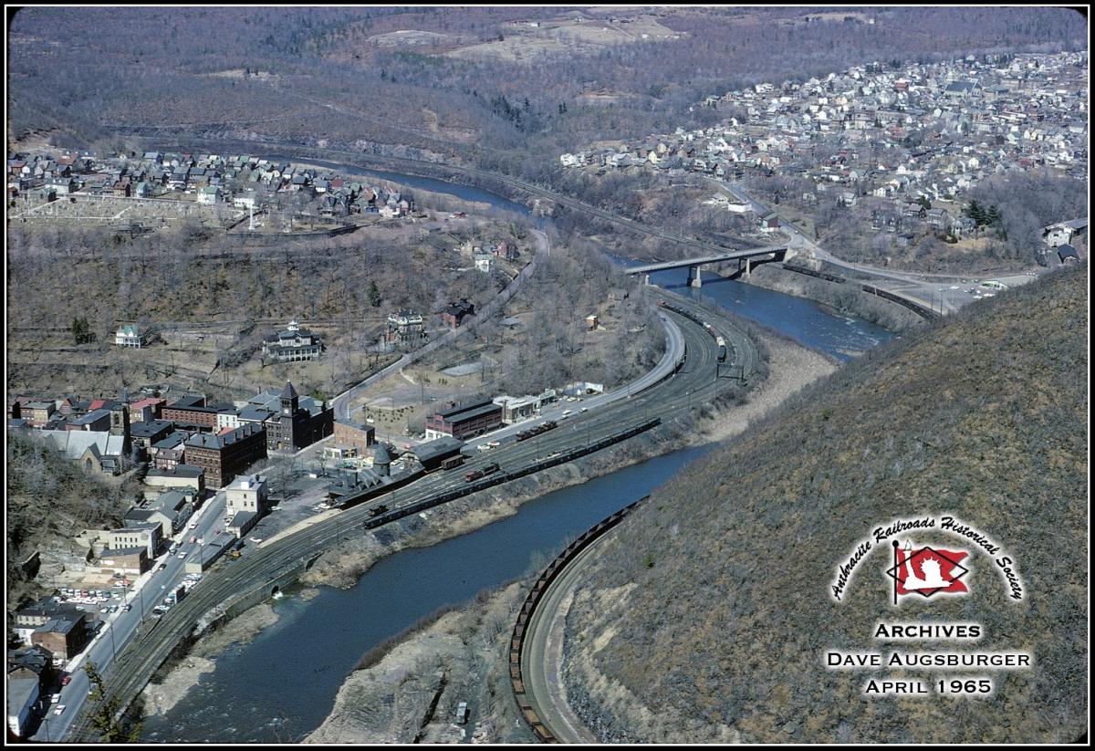 Central Railroad of New Jersey Yard  at Jim Thorpe, PA - ARHS Digital Archive