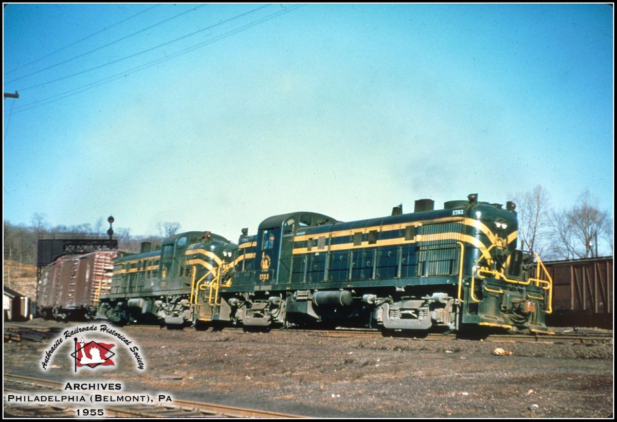 Central Railroad of New Jersey ALCO RS3 1703 at Philadelphia, PA - ARHS Digital Archive