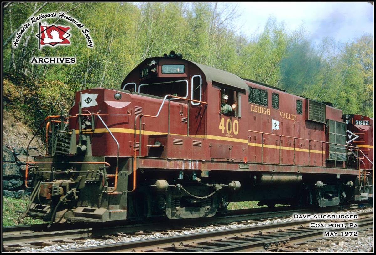 Lehigh Valley ALCO RS11 400 at Coalport, PA - ARHS Digital Archive