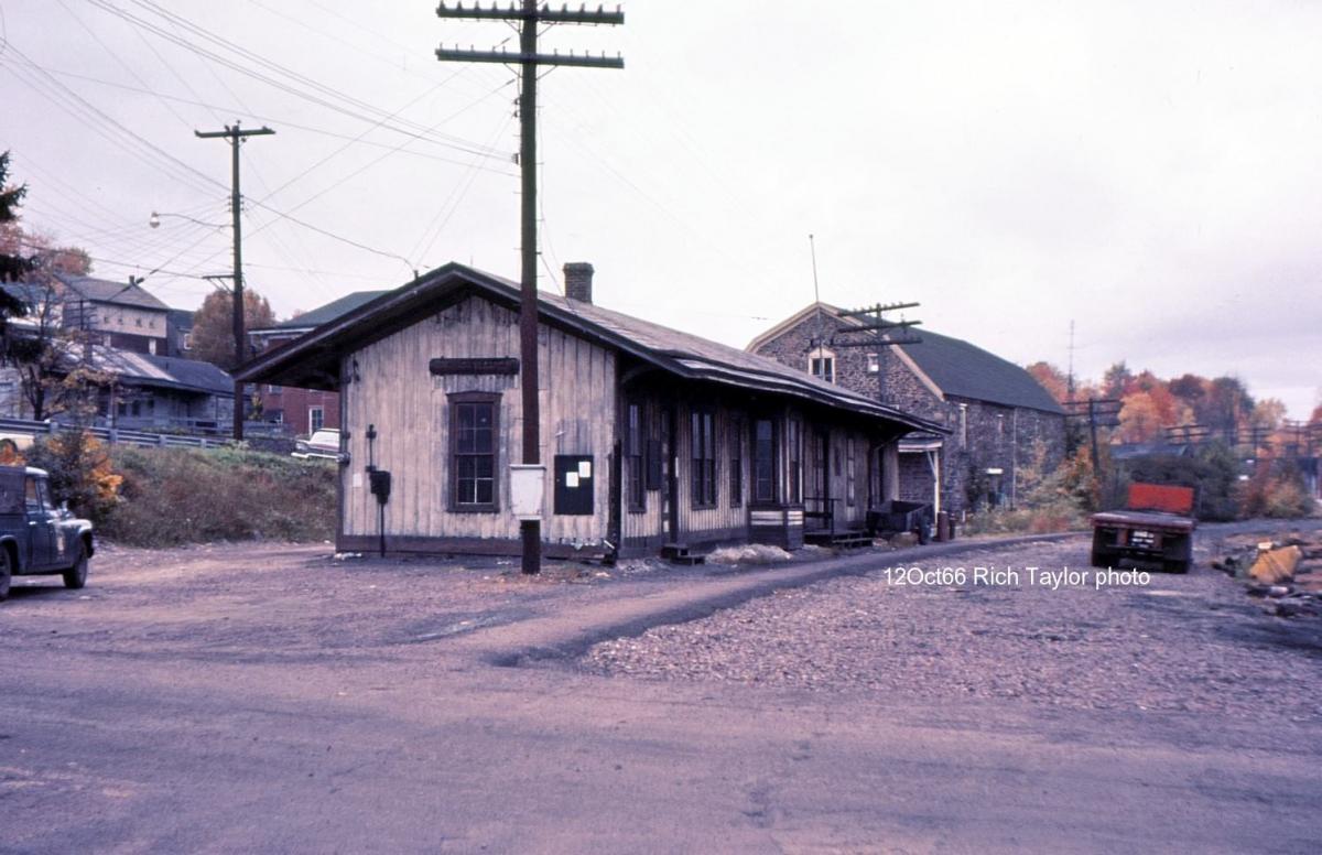 Central Railroad of New Jersey Station  at White Haven, PA - ARHS Digital Archive