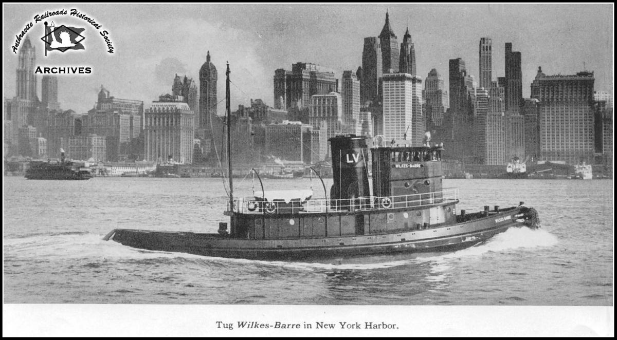 Lehigh Valley Tug Boat  at Jersey City, NJ - ARHS Digital Archive