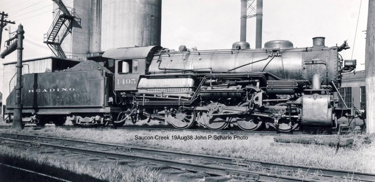 Reading BLW 0-8-0 1495 at Saucon Valley, PA - ARHS Digital Archive