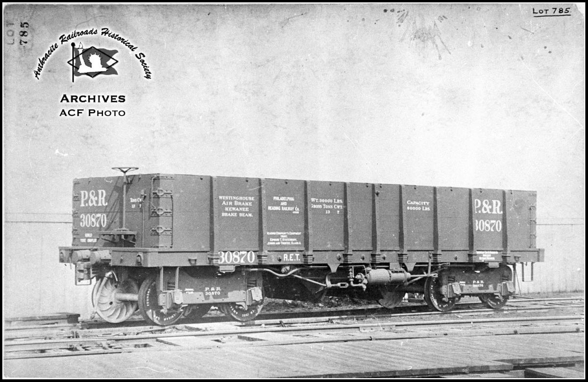 Philadelphia and Reading Gondola 30870 at Unknown, US - ARHS Digital Archive