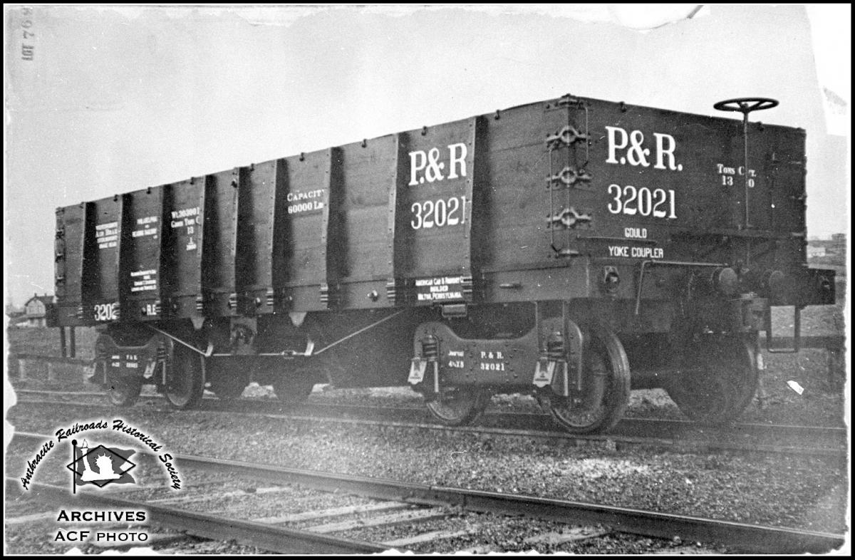 Philadelphia and Reading Gondola 32021 at Unknown, US - ARHS Digital Archive