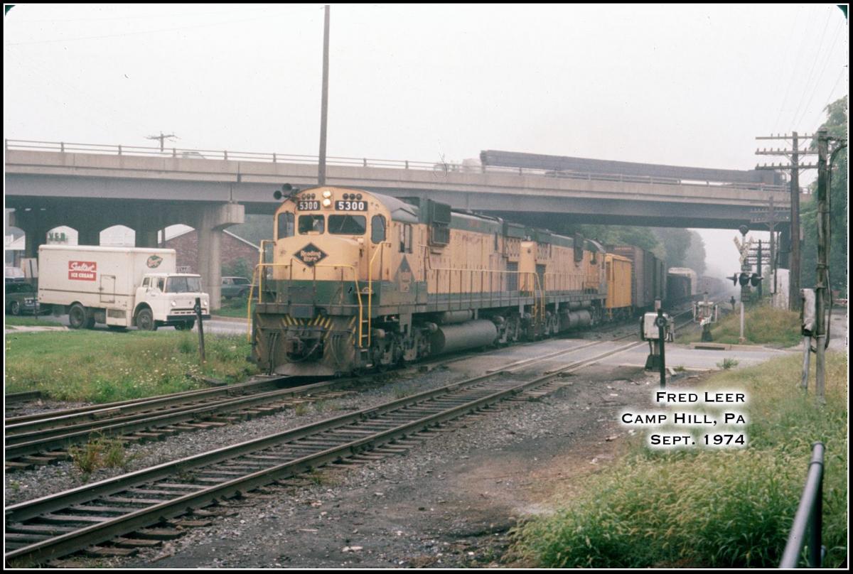 Reading ALCO C630 5300 at Camp Hill, PA - ARHS Digital Archive