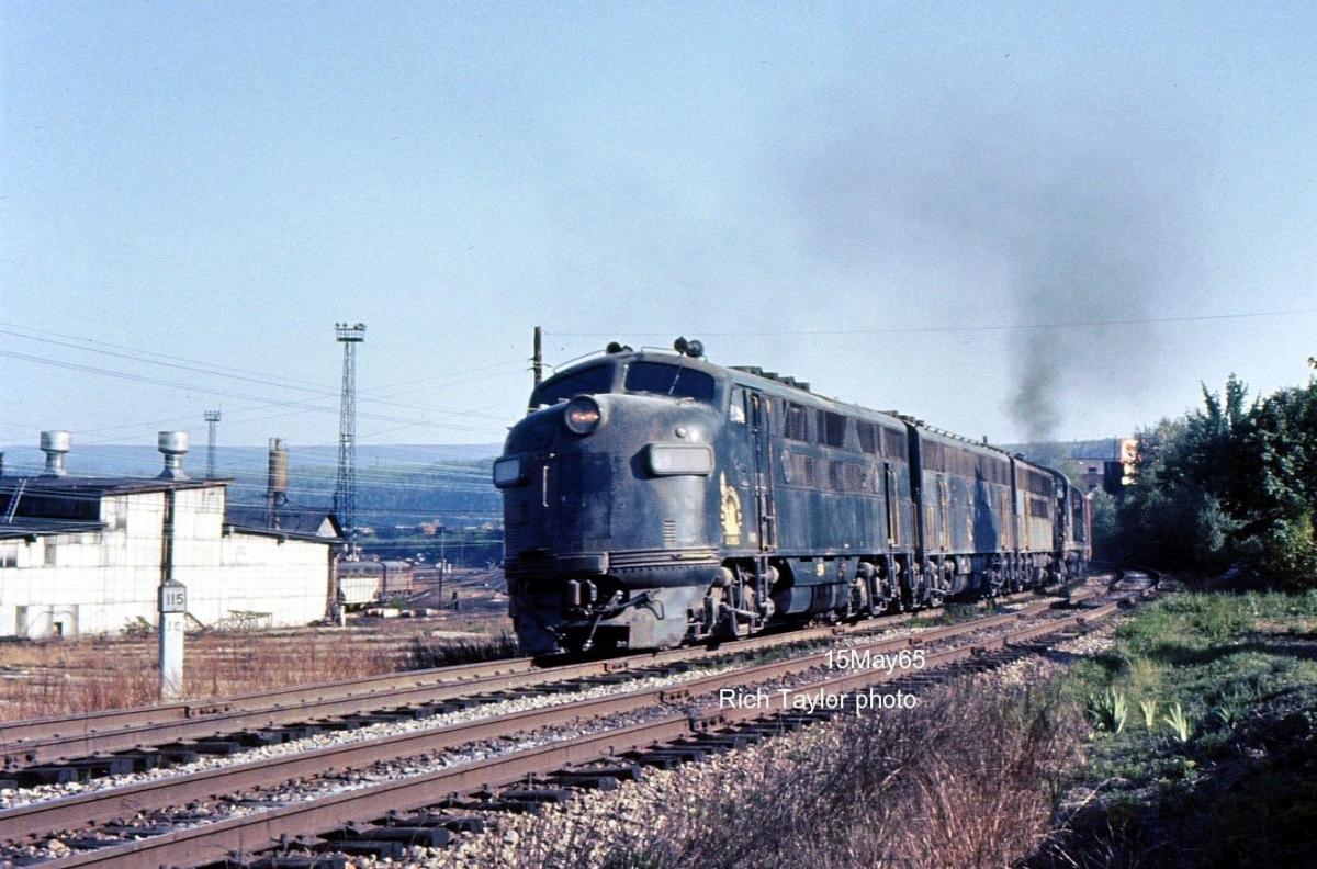 Central Railroad of New Jersey EMD F3A 59 at Lehighton, PA - ARHS Digital Archive