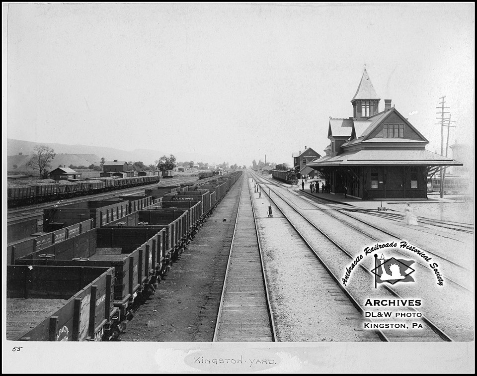 Delaware, Lackawanna and Western Station  at Kingston, PA - ARHS Digital Archive