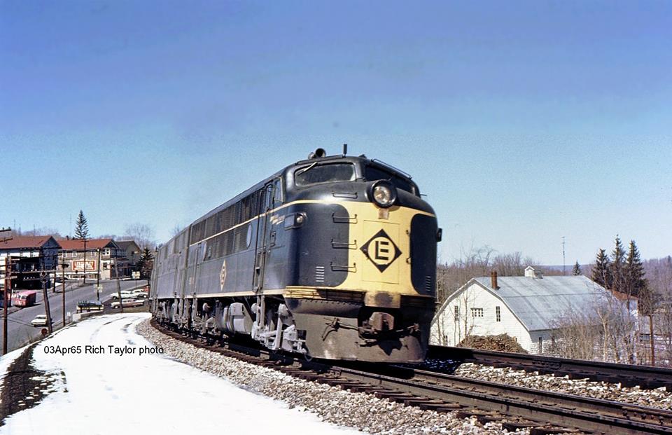 Erie Lackawanna EMD F3A  at Moscow, PA - ARHS Digital Archive