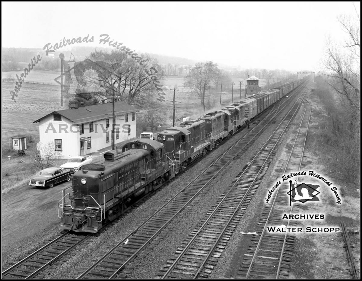 Reading ALCO RS3 503 at Hopewell, NJ - ARHS Digital Archive