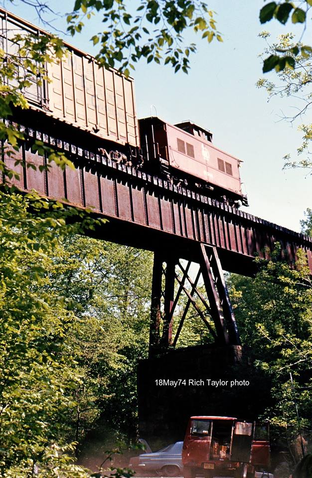 Central Railroad of New Jersey Caboose 91544 at Glen Gardner, NJ - ARHS Digital Archive