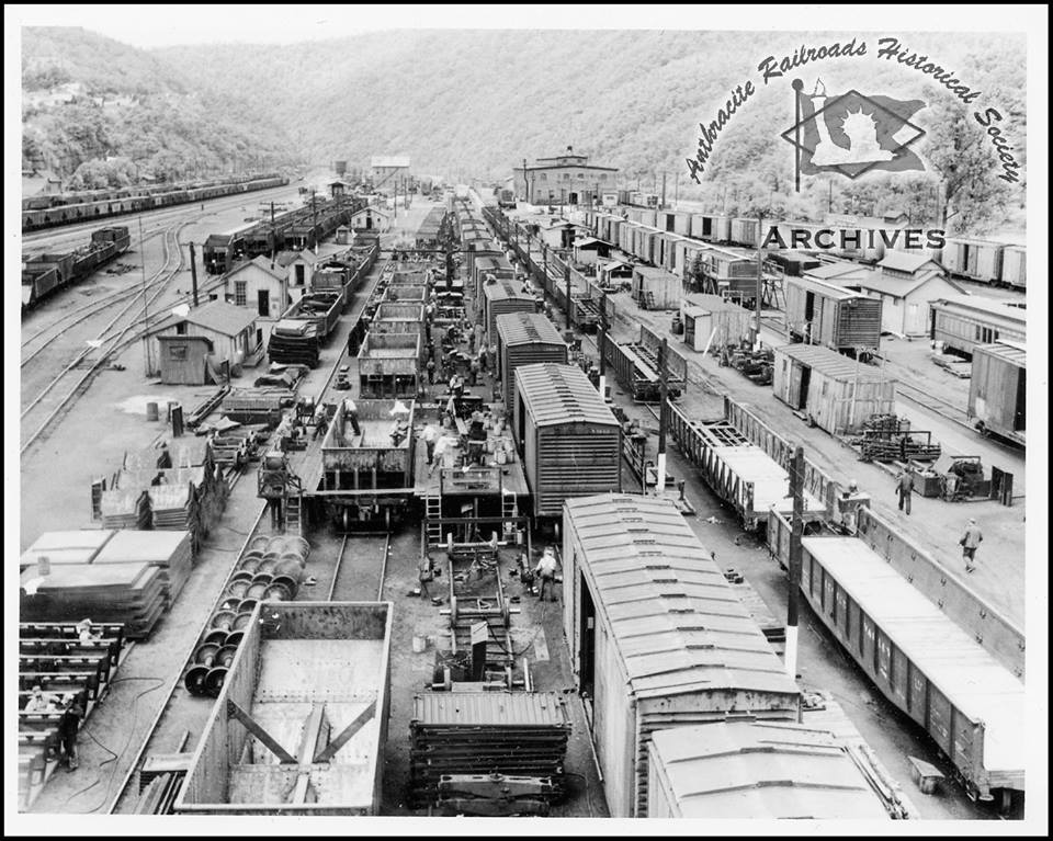 Lehigh Valley Yard  at Packerton, PA - ARHS Digital Archive