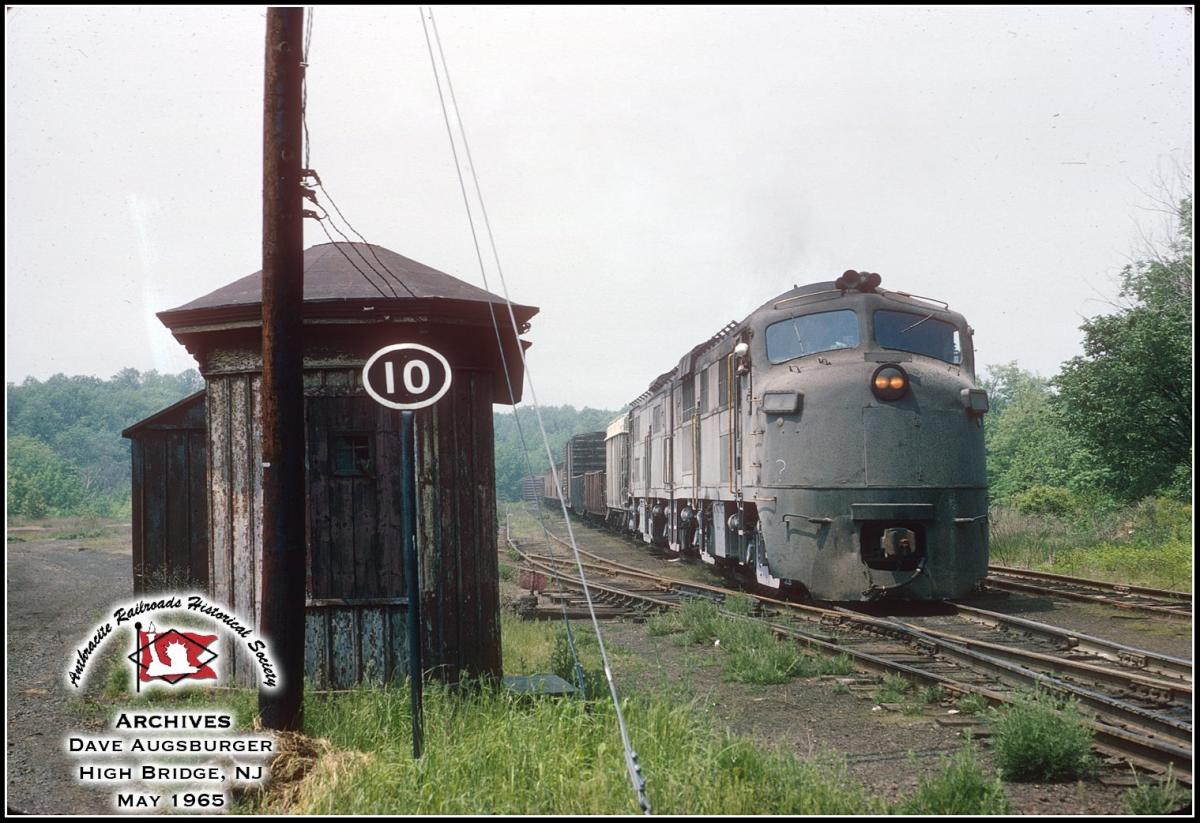 Central Railroad of New Jersey BLW DR 4-4-1500 71 at High Bridge, NJ - ARHS Digital Archive