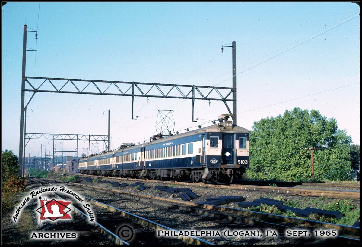 Reading Passenger 9103 at Philadelphia, PA - ARHS Digital Archive