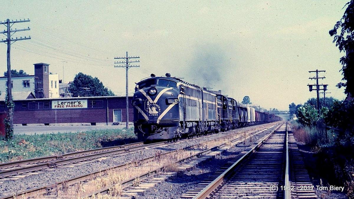 Central Railroad of New Jersey EMD F3A 57 at Northampton, PA - ARHS Digital Archive