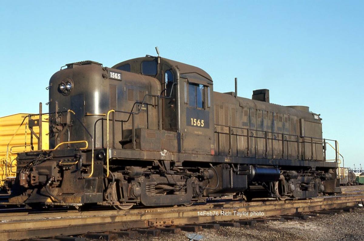Central Railroad of New Jersey ALCO RS3 1565 at Elizabeth, NJ - ARHS Digital Archive