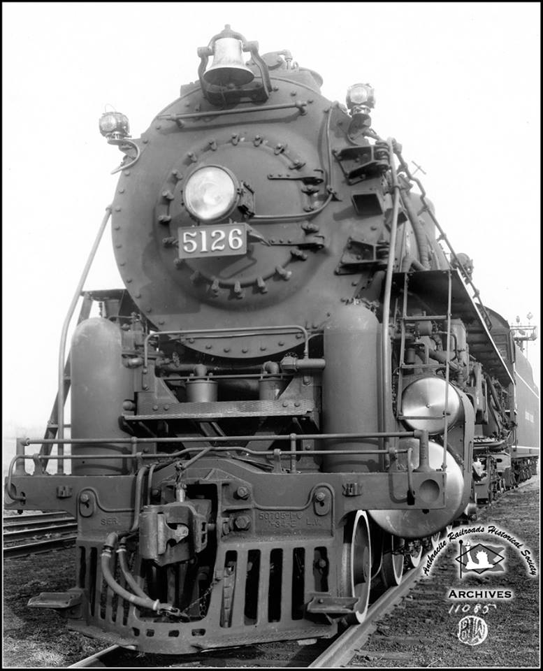 Lehigh Valley BLW 4-8-4 5126 at Unknown, US - ARHS Digital Archive