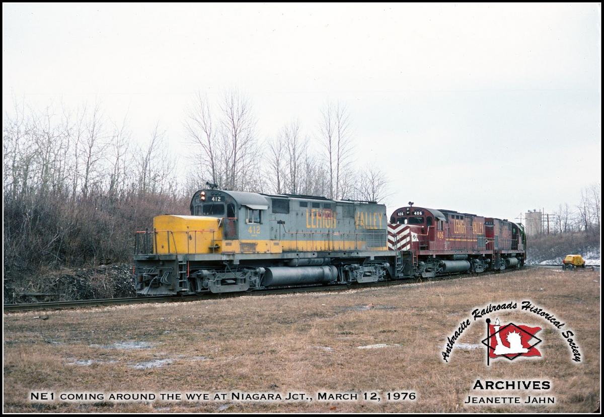 Lehigh Valley ALCO C420 412 at Depew, NY - ARHS Digital Archive