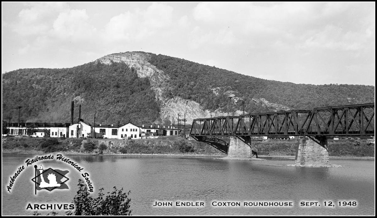 Lehigh Valley Bridge  at Coxton, PA - ARHS Digital Archive