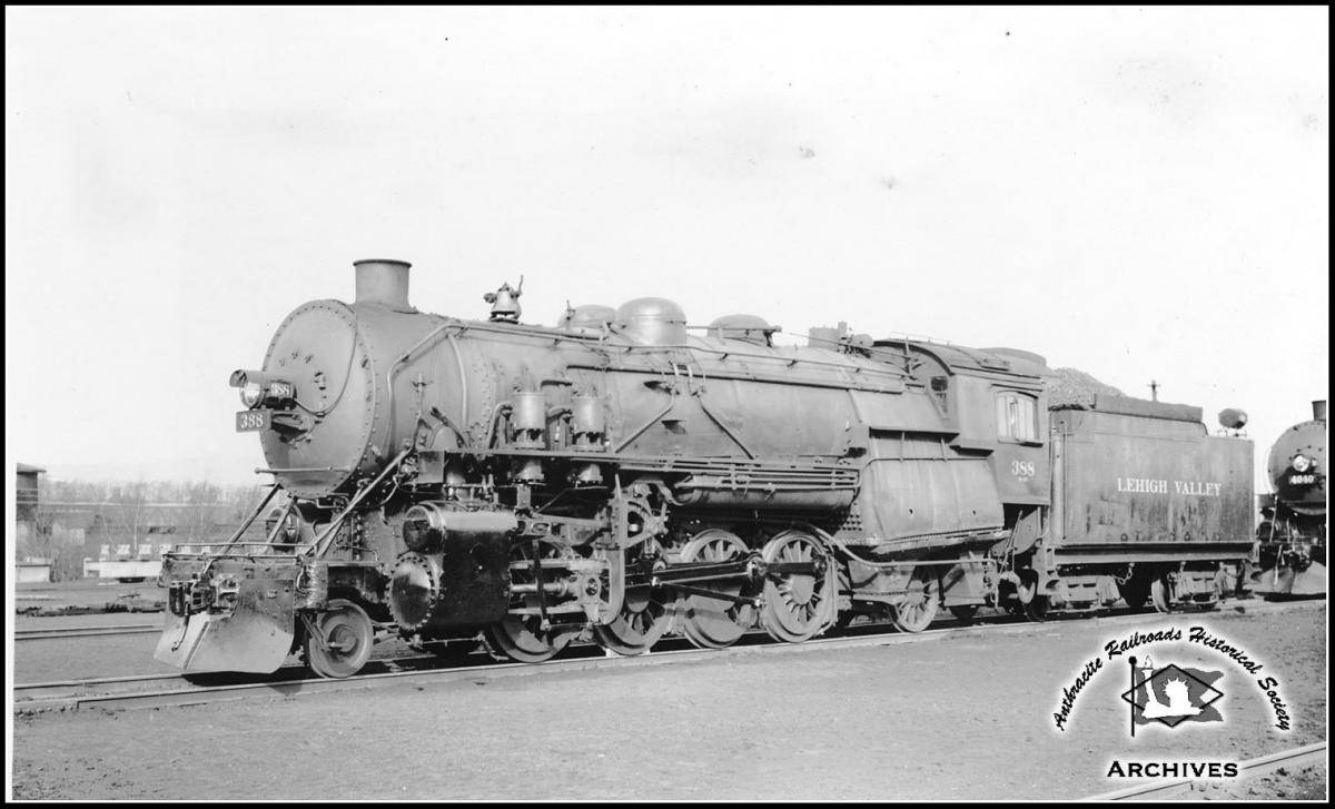 Lehigh Valley BLW 2-8-2 338 at Unknown, US - ARHS Digital Archive