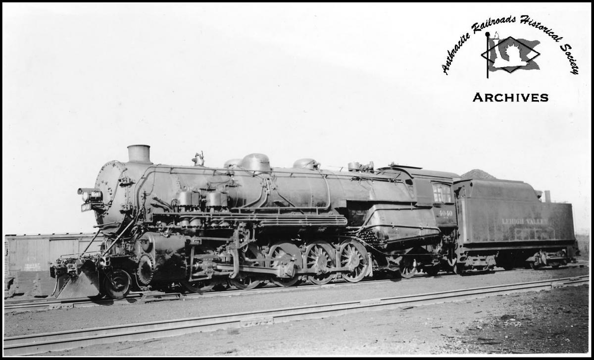 Lehigh Valley BLW 2-10-2 4040 at Unknown, US - ARHS Digital Archive