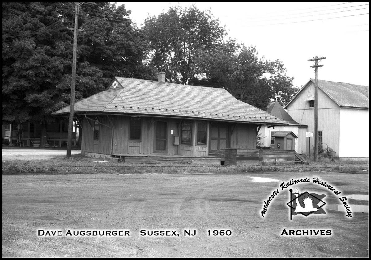 Lehigh and New England Station  at Sussex, NJ - ARHS Digital Archive