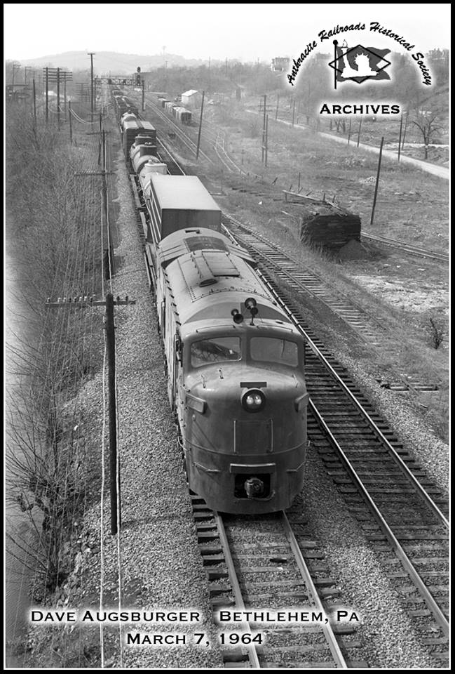 Central Railroad of New Jersey BLW DR 4-4-1500  at Bethlehem, PA - ARHS Digital Archive