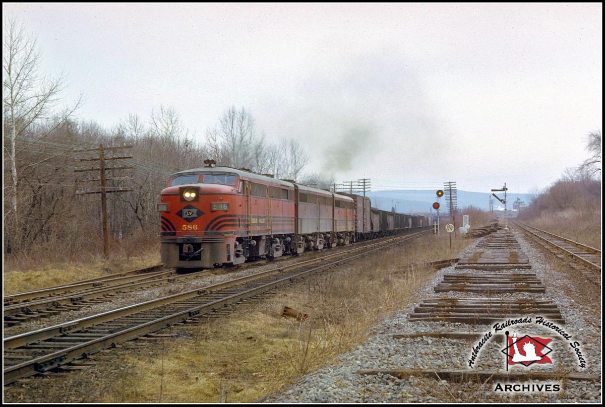 Lehigh Valley ALCO FA2 586 at Allentown, PA - ARHS Digital Archive