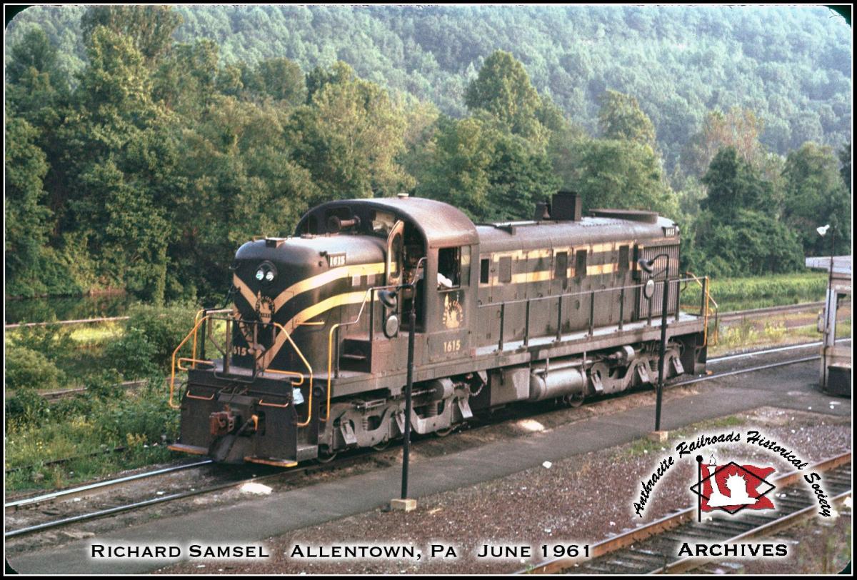 Central Railroad of New Jersey ALCO RSD-5 1615 at Allentown, PA - ARHS Digital Archive
