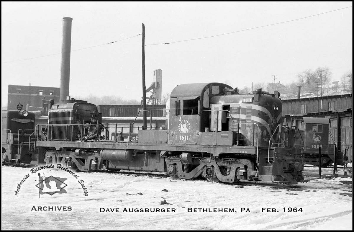 Central Railroad of New Jersey ALCO RSD-4 1611 at Bethlehem, PA - ARHS Digital Archive