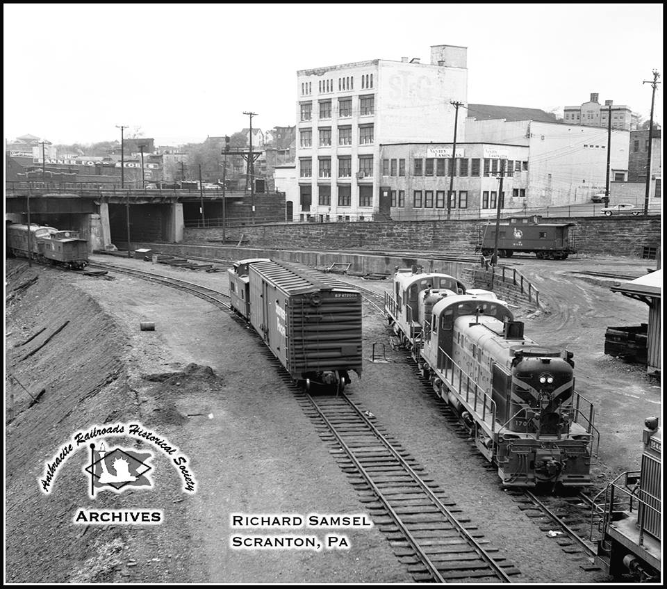 Central Railroad of New Jersey ALCO RS3 1701 at Scranton, PA - ARHS Digital Archive