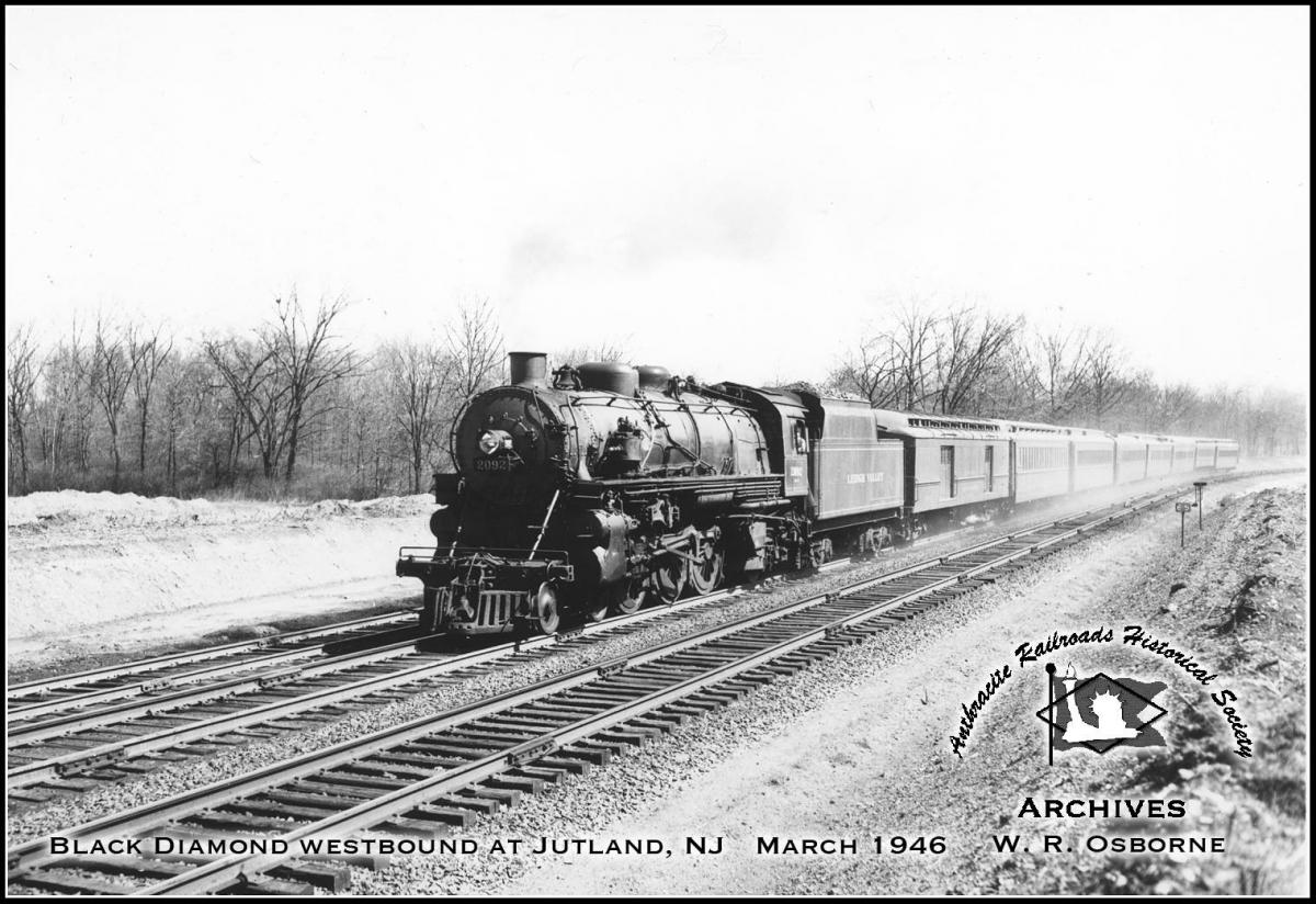 Lehigh Valley ALCO 4-6-2 2092 at Jutland, NJ - ARHS Digital Archive