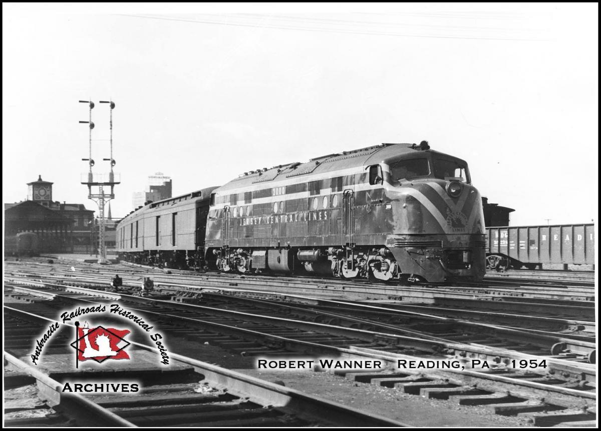 Central Railroad of New Jersey BLW DRX 6-4-20 2000 at Reading, PA - ARHS Digital Archive