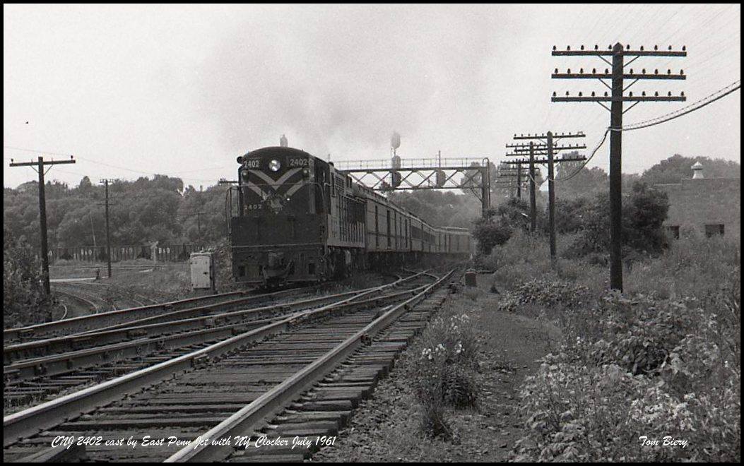 Central Railroad of New Jersey FM H24-66 2402 at Allentown, PA - ARHS Digital Archive