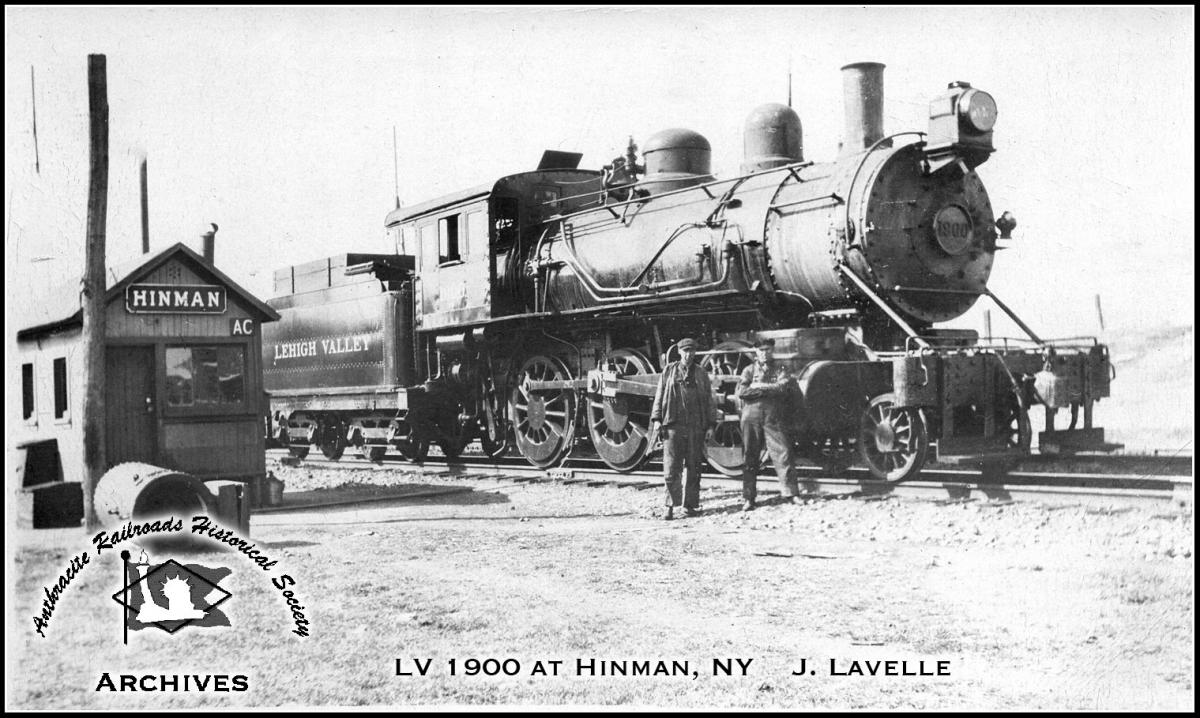 Lehigh Valley BLW 2-6-0 1900 at Odessa, NY - ARHS Digital Archive