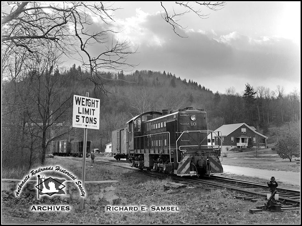Chestnut Ridge Railway ALCO S2 10 at Little Gap, PA - ARHS Digital Archive