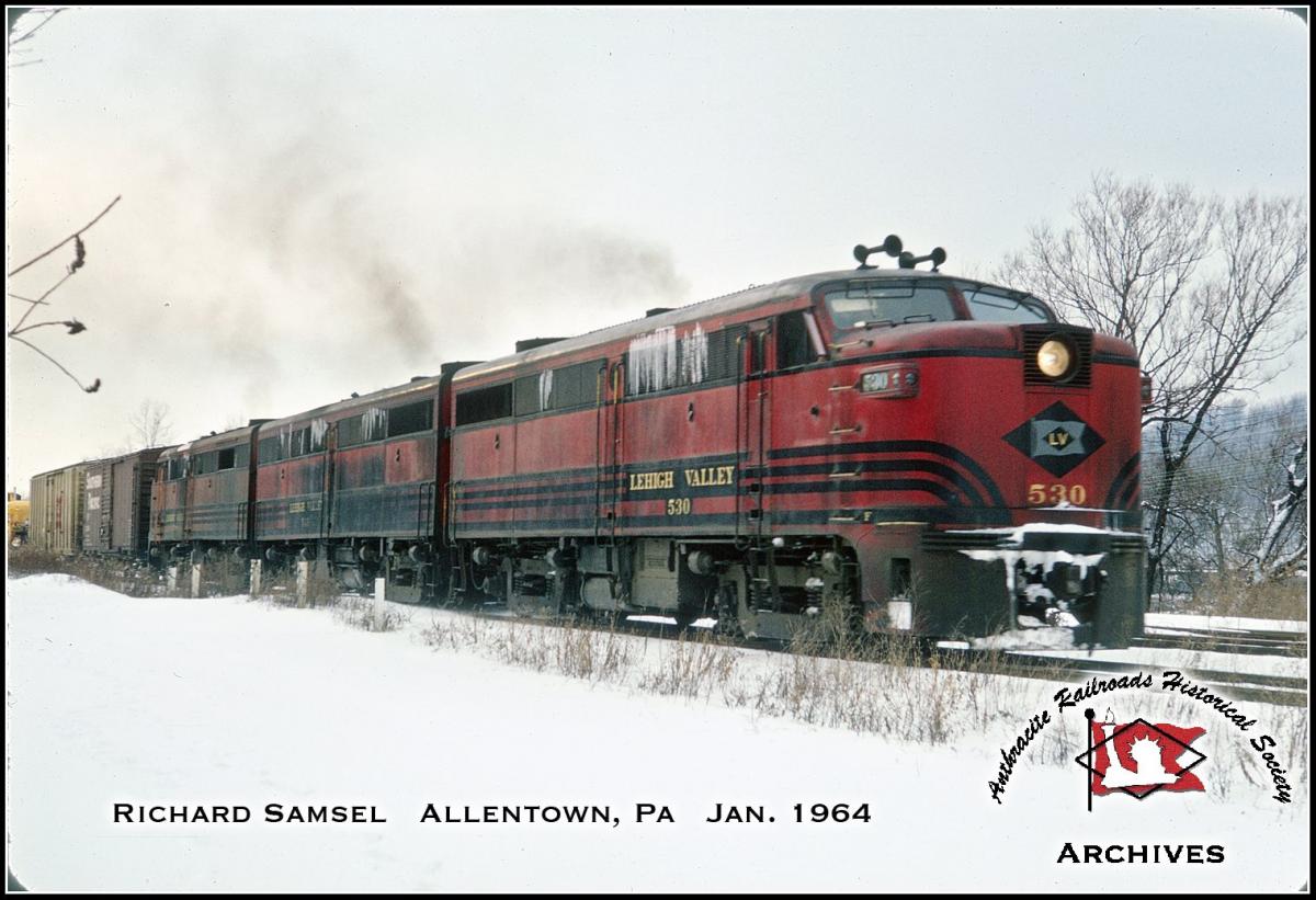 Lehigh Valley ALCO FA1 530 at Allentown, PA - ARHS Digital Archive