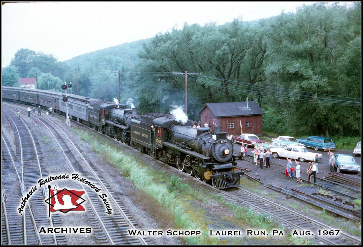 Canadian Pacific CLC 4-6-2  at Laurel Run, PA - ARHS Digital Archive