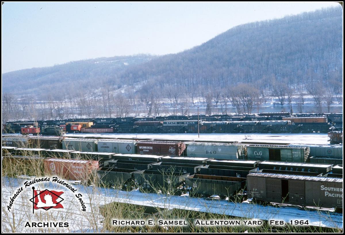 Central Railroad of New Jersey Yard  at Allentown, PA - ARHS Digital Archive
