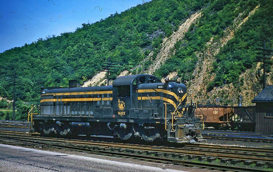 Central Railroad of New Jersey ALCO RSD-4 1602 at Jim Thorpe, PA - ARHS Digital Archive
