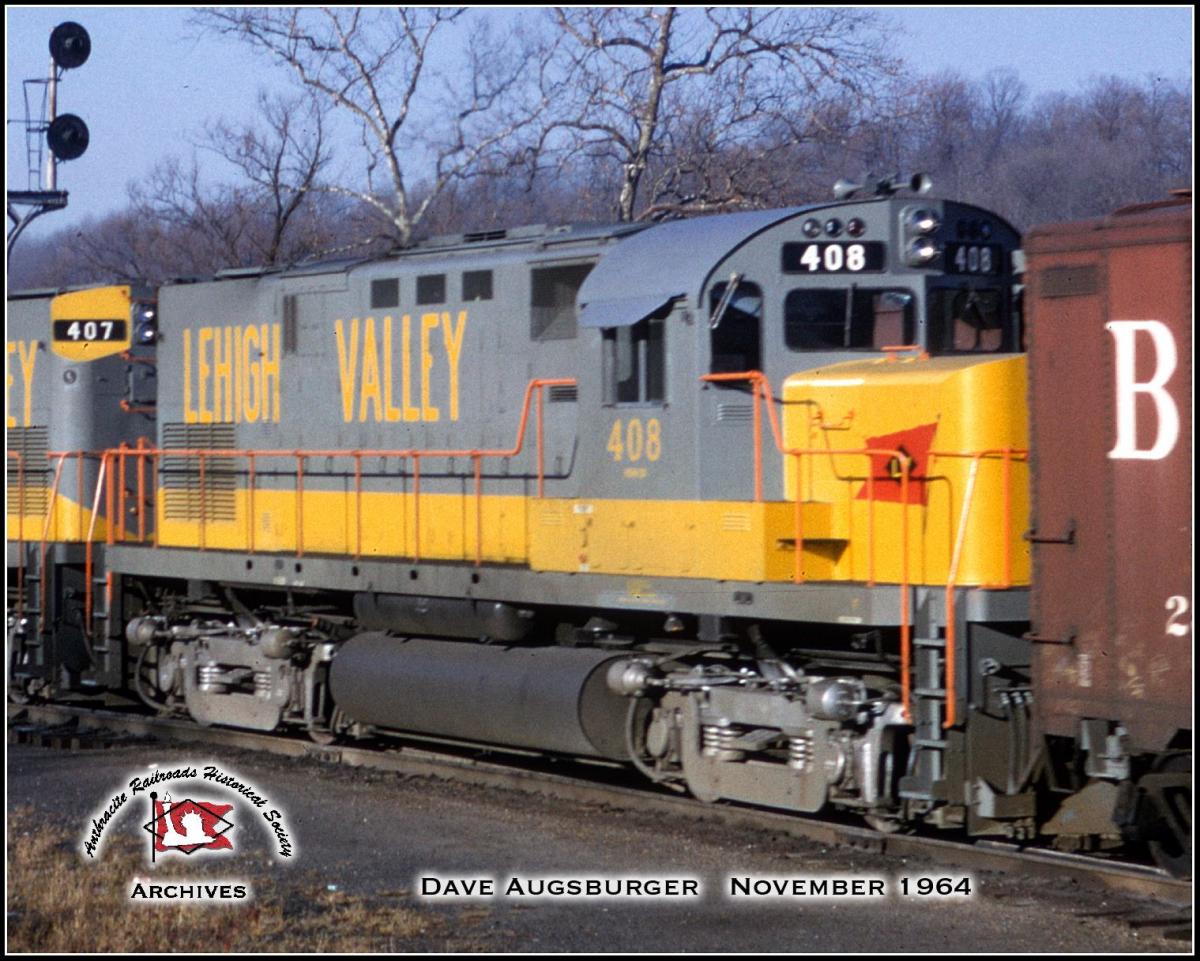 Lehigh Valley ALCO C420 408 at Unknown, US - ARHS Digital Archive