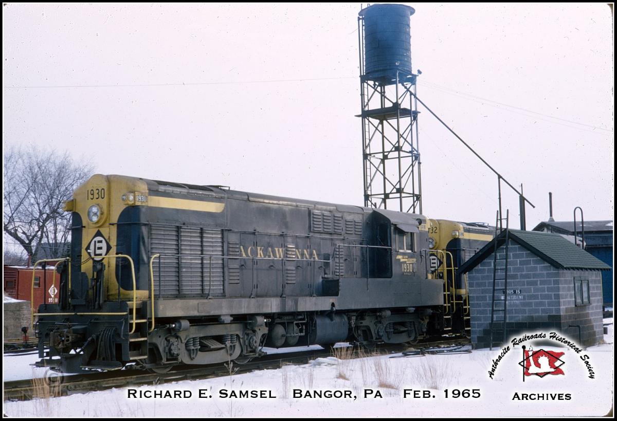 Delaware, Lackawanna and Western FM H16-44 1930 at Bangor, PA - ARHS Digital Archive