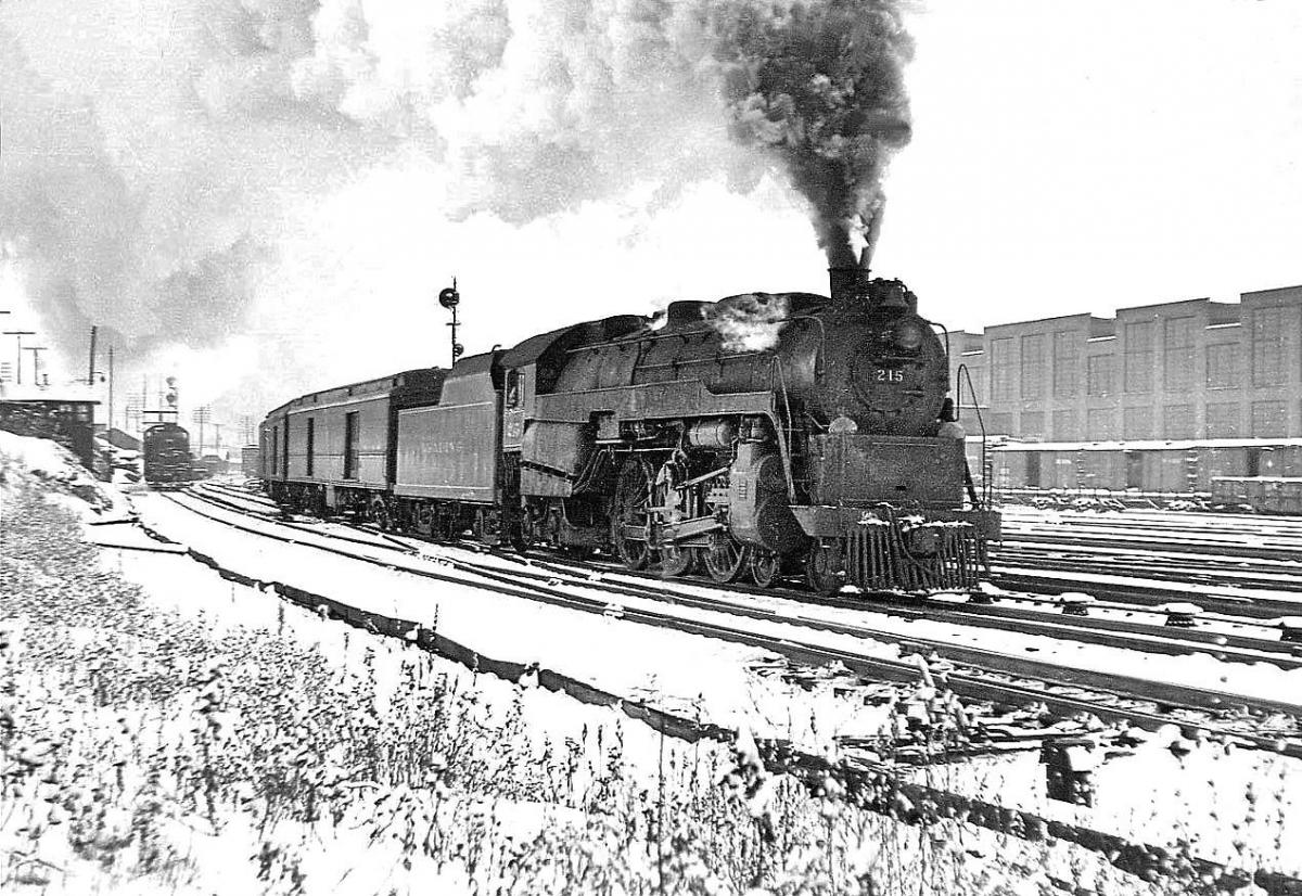 Reading RDG 4-6-2 G-3 215 at Reading, PA - ARHS Digital Archive