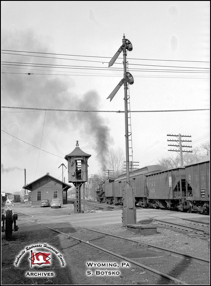 Delaware, Lackawanna and Western Station  at Wyoming, PA - ARHS Digital Archive