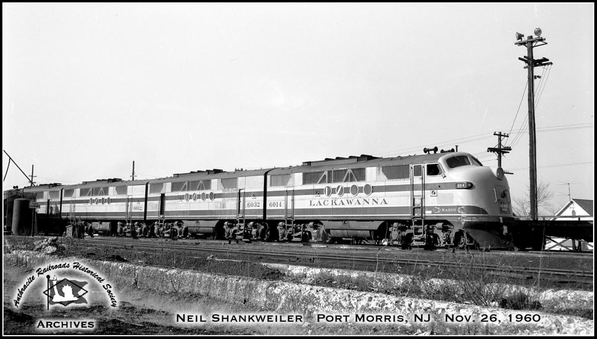 Erie Lackawanna EMD FTA 6014 at Port Morris, NJ - ARHS Digital Archive